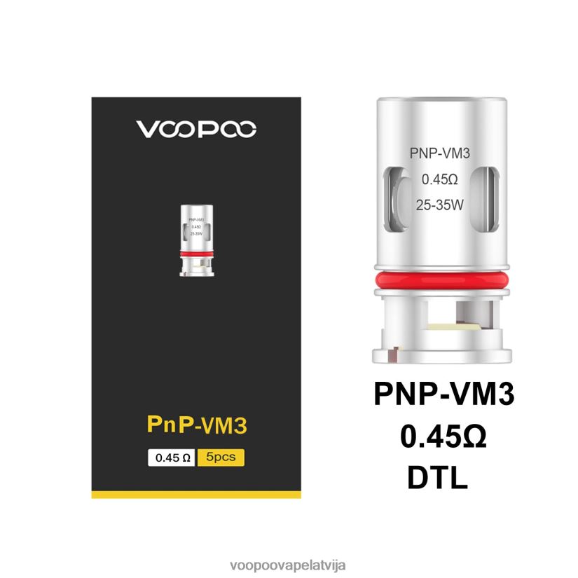 VOOPOO PNP spoles (5gab.) pnp-vm3 PDZVF6597 | VOOPOO Vape Price