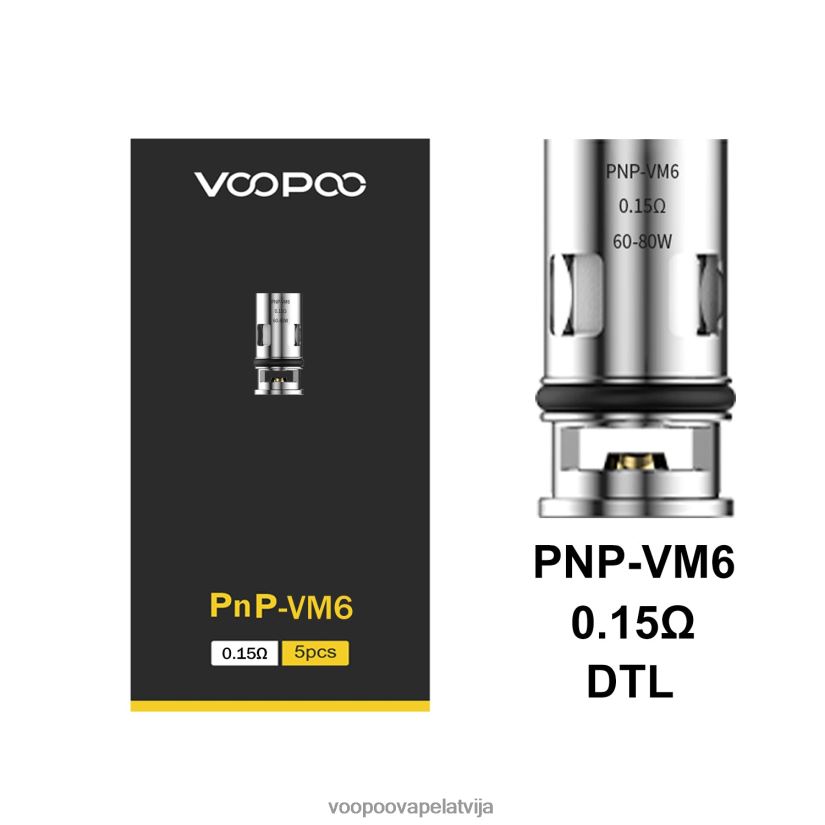 VOOPOO PNP spoles (5gab.) pnp-vm6 PDZVF6600 | VOOPOO Vape Store
