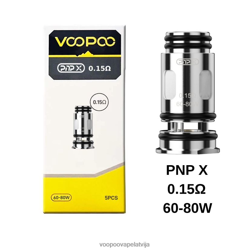 VOOPOO PNP spoles (5gab.) pnp x 0,15 omi PDZVF6605 | VOOPOO Vape Types