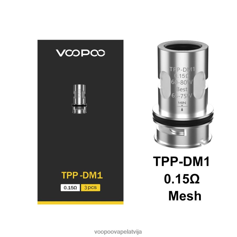 VOOPOO TPP spoles (3gab.) tpp-dm1 PDZVF6585 | VOOPOO Vape Types