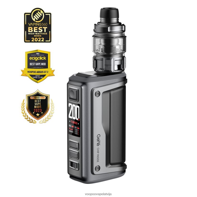 VOOPOO ARGUS GT II tvertnes komplekts grafīts PDZVF61 | VOOPOO Latvija