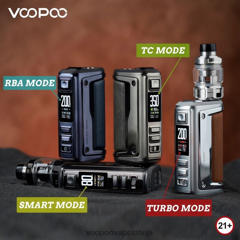 VOOPOO ARGUS GT II tvertnes komplekts grafīts PDZVF61 | VOOPOO Latvija