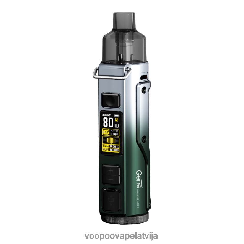 VOOPOO ARGUS PRO pod mod komplekts melnzaļš sudrabs PDZVF629 | VOOPOO Vape Coil