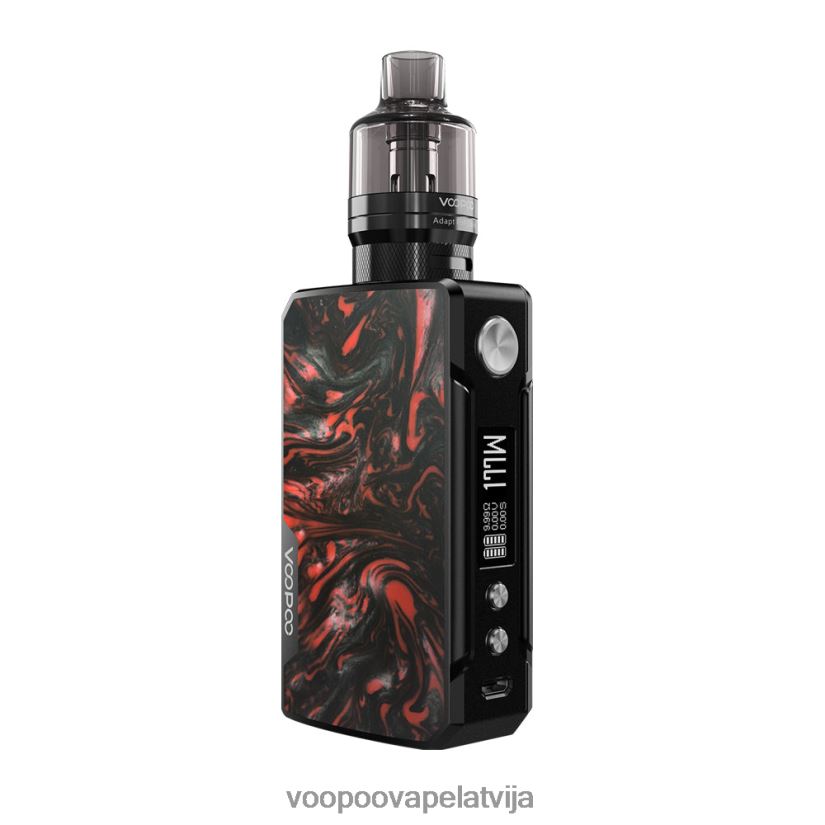 VOOPOO DRAG 2 atsvaidzināt izdevums melni koši PDZVF6328 | VOOPOO Vape PodLatvija