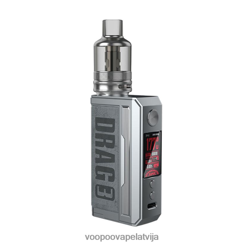 VOOPOO DRAG 3 kastes mod komplekts dūmakaini pelēks PDZVF6155 | VOOPOO Vape Types