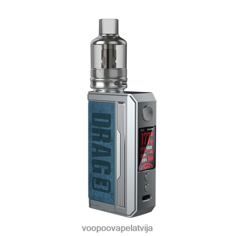 VOOPOO DRAG 3 kastes mod komplekts prūšu zils PDZVF6252 | VOOPOO Vape Latvija