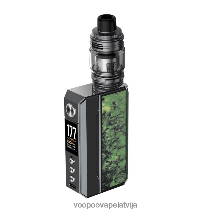 VOOPOO DRAG 4 komplekts lielgabals metāls+meža zaļš PDZVF6166 | VOOPOO Vape ArgusLatvija