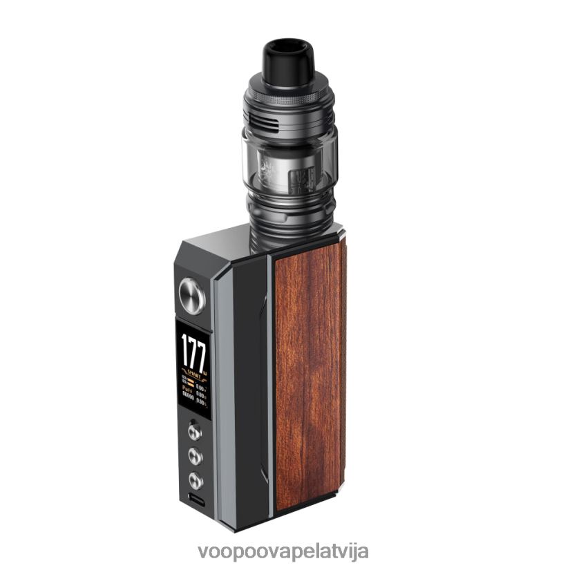 VOOPOO DRAG 4 komplekts pistole metāls+palisandrs PDZVF6164 | VOOPOO Vape KitsLatvija