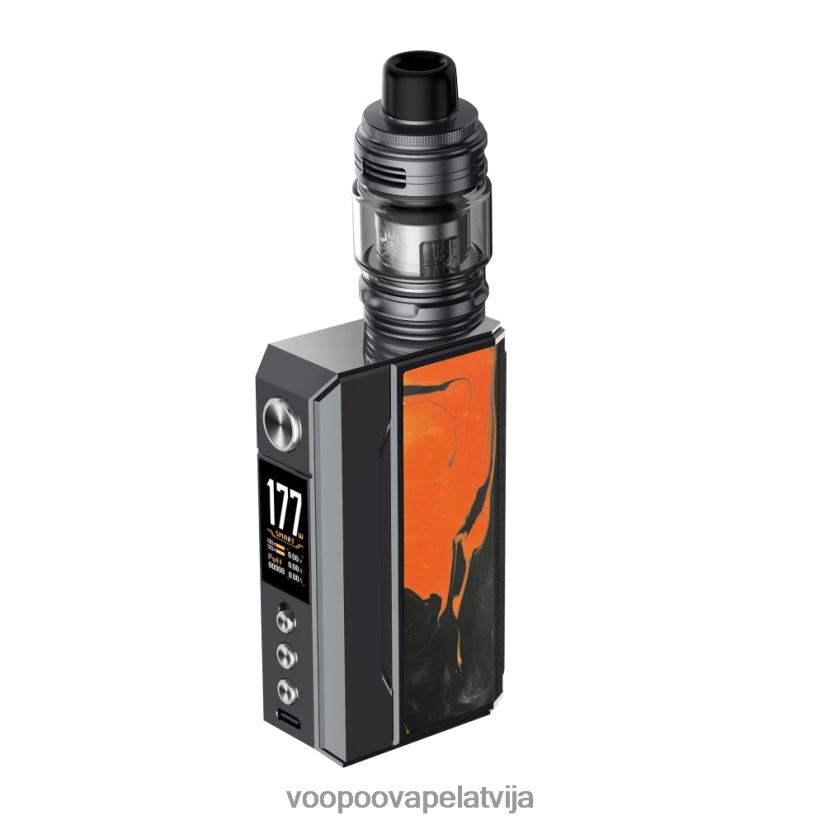 VOOPOO DRAG 4 komplekts pistole metāls+tropiskais oranžs PDZVF6165 | VOOPOO Vape Types