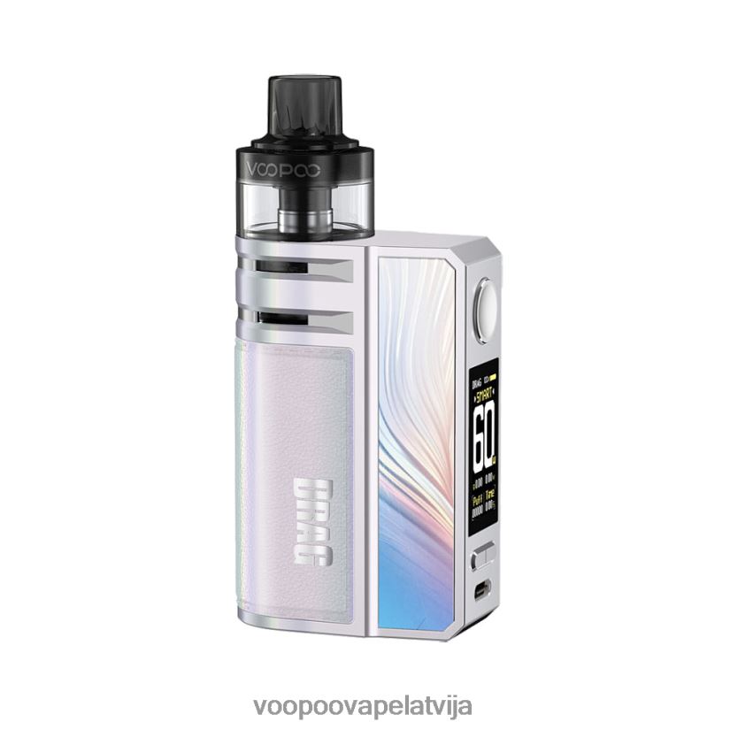 VOOPOO DRAG E60 pod komplekts varavīksnes sudrabs PDZVF6186 | VOOPOO Vape ArgusLatvija