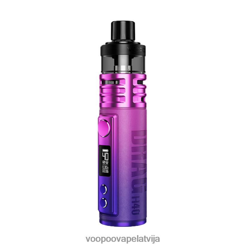 VOOPOO DRAG H40 pod mod moderns sarkans PDZVF6211 | VOOPOO Latvija