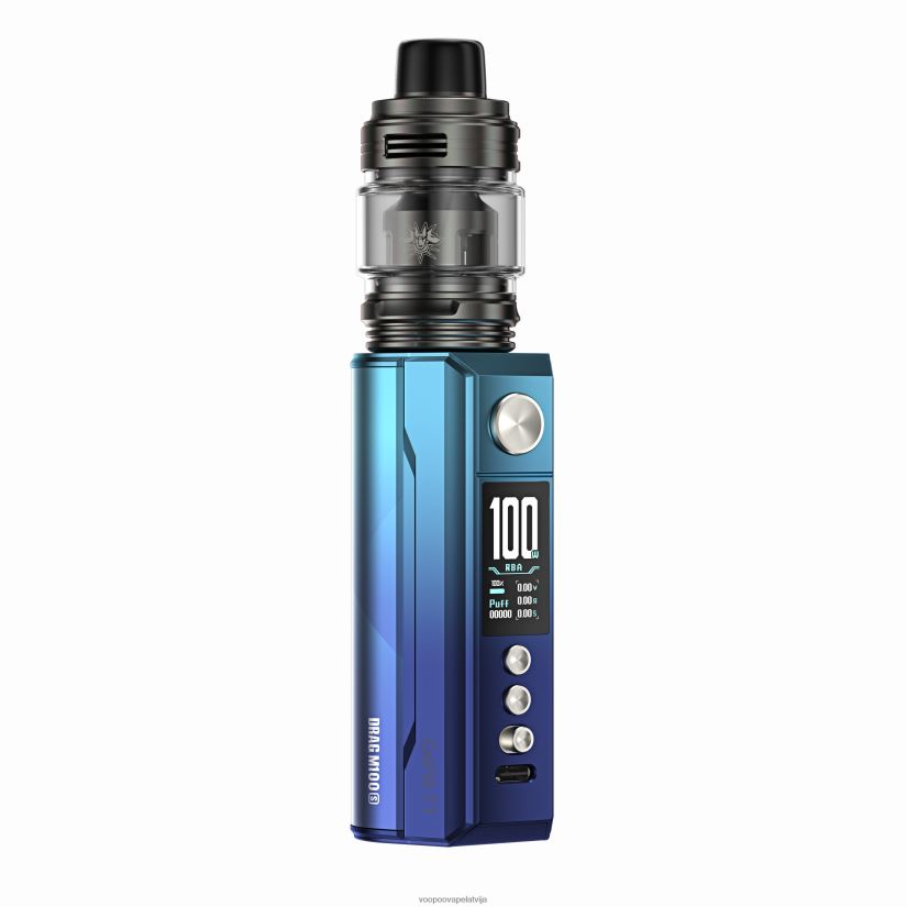 VOOPOO DRAG M100S mod ierīce ciāna un zila PDZVF6277 | VOOPOO Vape Price