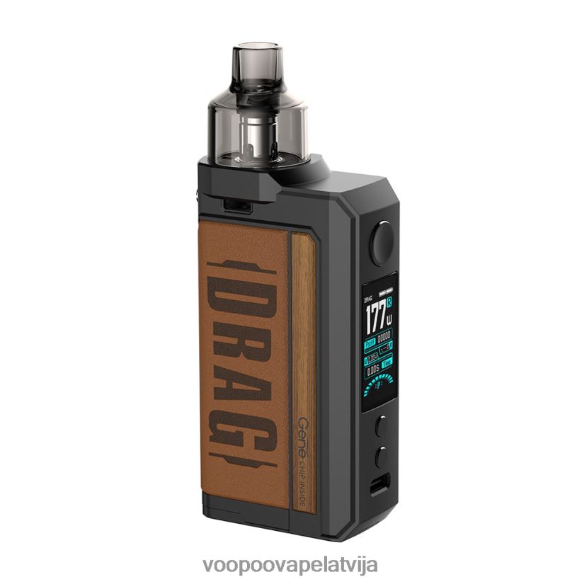 VOOPOO DRAG MAX mod ierīce vintage brūns PDZVF6334 | VOOPOO Vape KitsLatvija