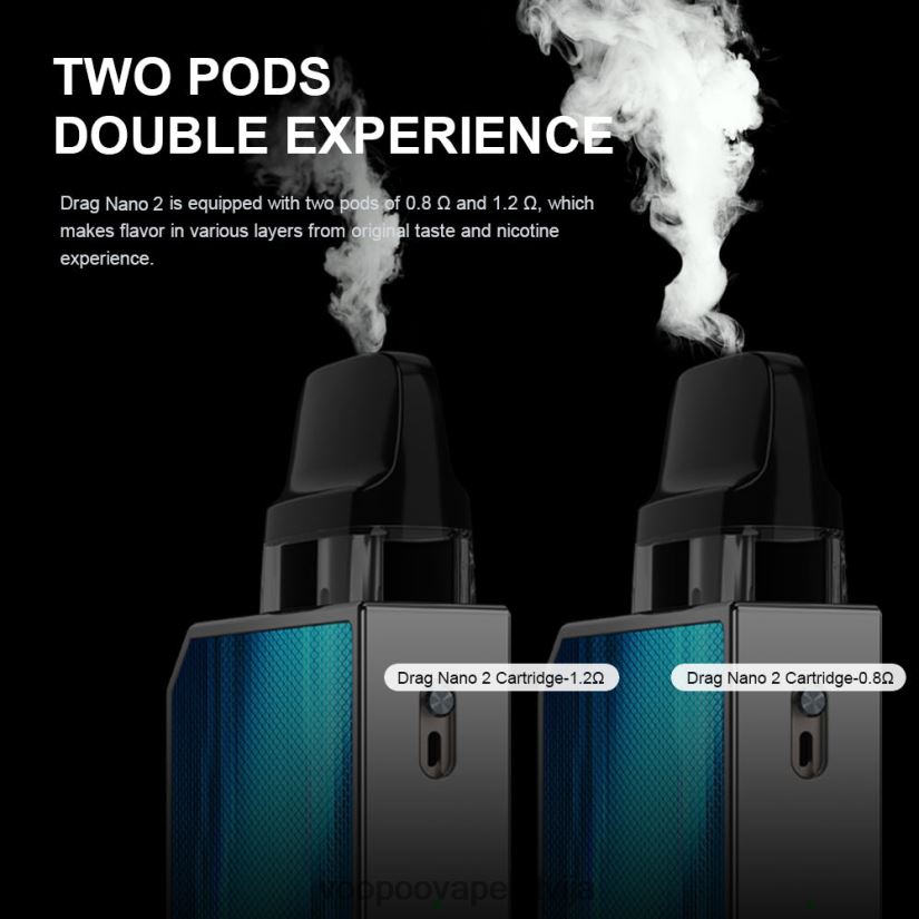 VOOPOO DRAG NANO 2 pod komplekts zaļā tēja PDZVF6152 | VOOPOO Vape Latvija