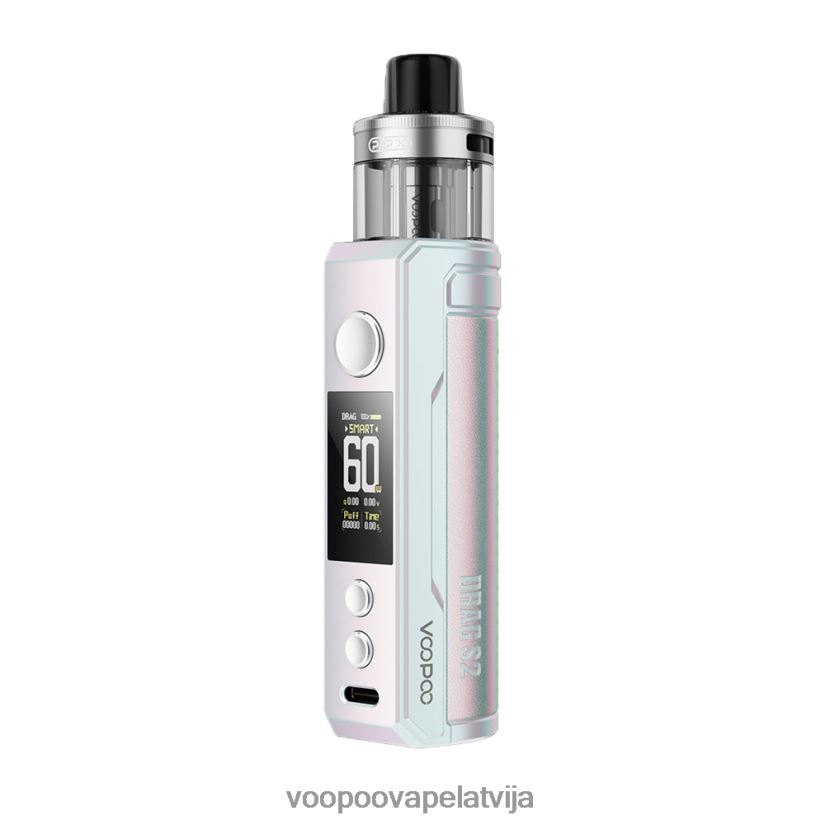 VOOPOO DRAG S2 pod mod komplekts krāsains sudrabs PDZVF6256 | VOOPOO Vape ArgusLatvija