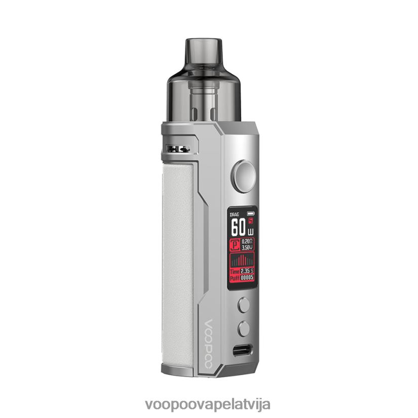 VOOPOO DRAG S pod mod komplekts sudraba balts PDZVF6201 | VOOPOO Latvija
