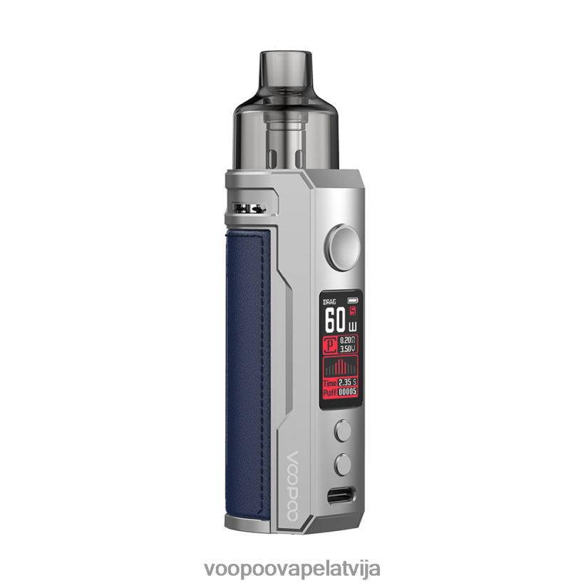 VOOPOO DRAG S pod mod komplekts sudraba zils PDZVF6203 | VOOPOO Vape Riga