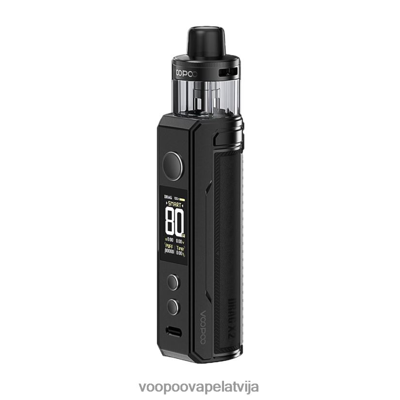VOOPOO DRAG X2 pod mod aerosols melns PDZVF6234 | VOOPOO Vape KitsLatvija