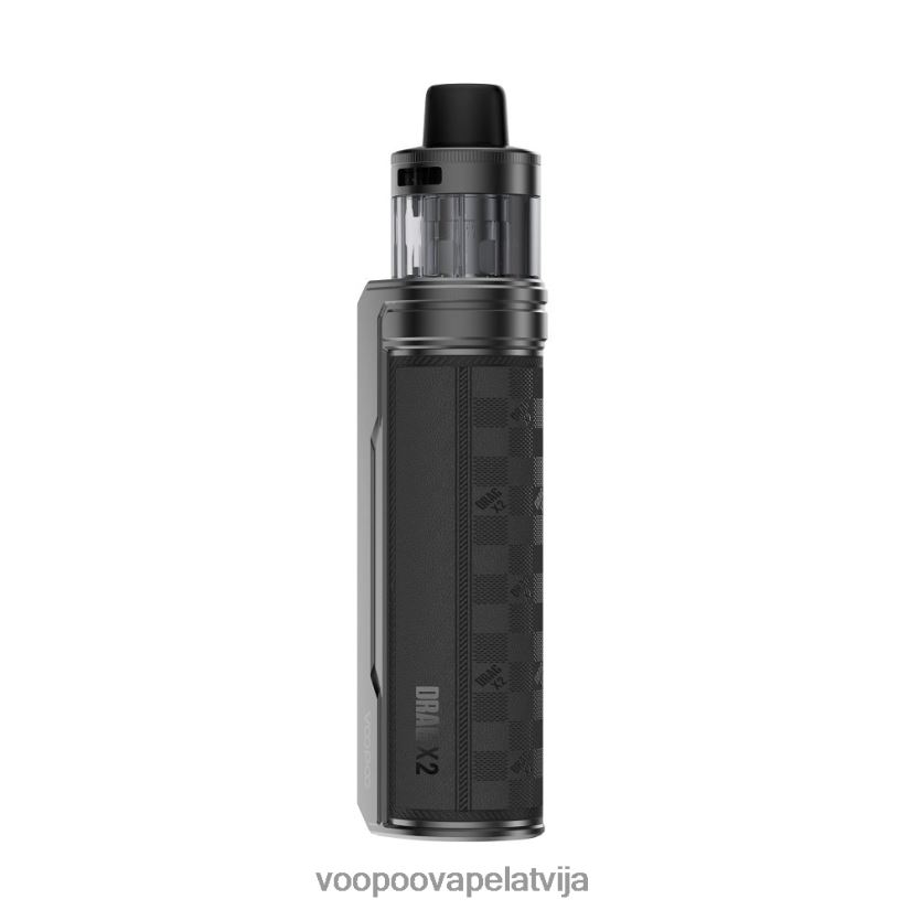 VOOPOO DRAG X2 pod mod rūtaini melni PDZVF6238 | VOOPOO Vape PodLatvija