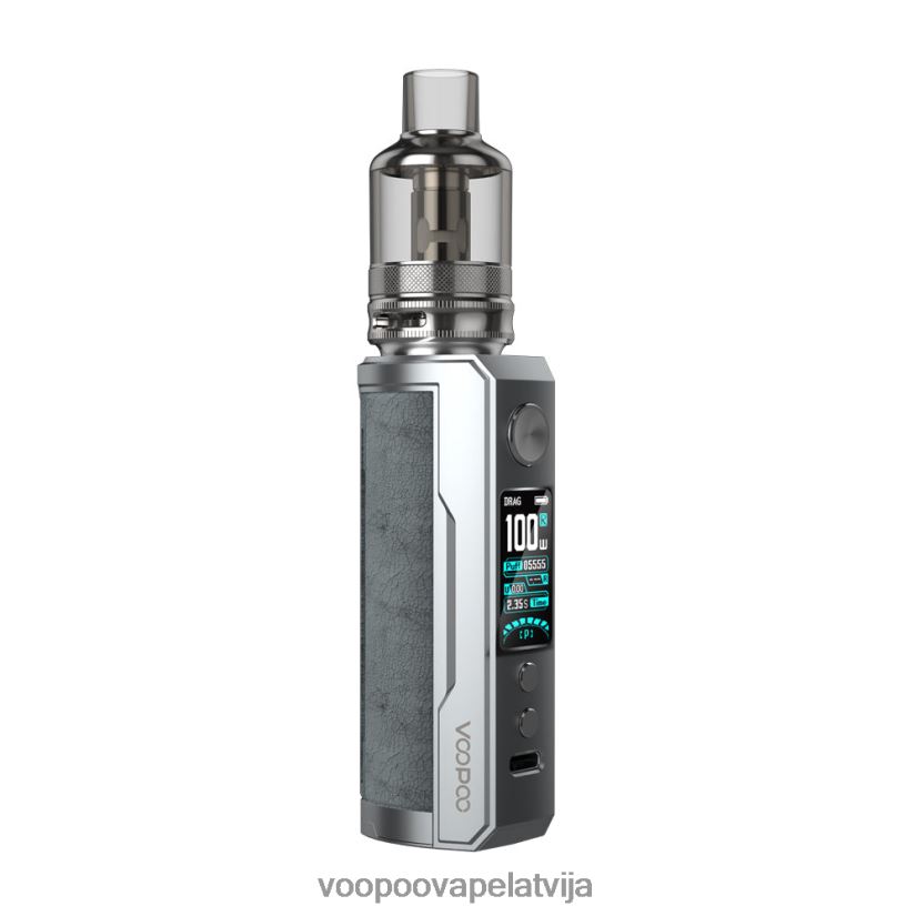 VOOPOO DRAG X PLUS komplekts dūmakaini pelēks PDZVF6314 | VOOPOO Vape KitsLatvija