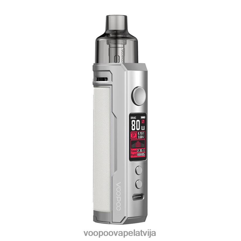 VOOPOO DRAG X pod mod komplekts sudraba balts PDZVF6177 | VOOPOO Vape Price