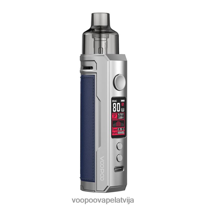 VOOPOO DRAG X pod mod komplekts sudraba zils PDZVF6179 | VOOPOO Vape Coil